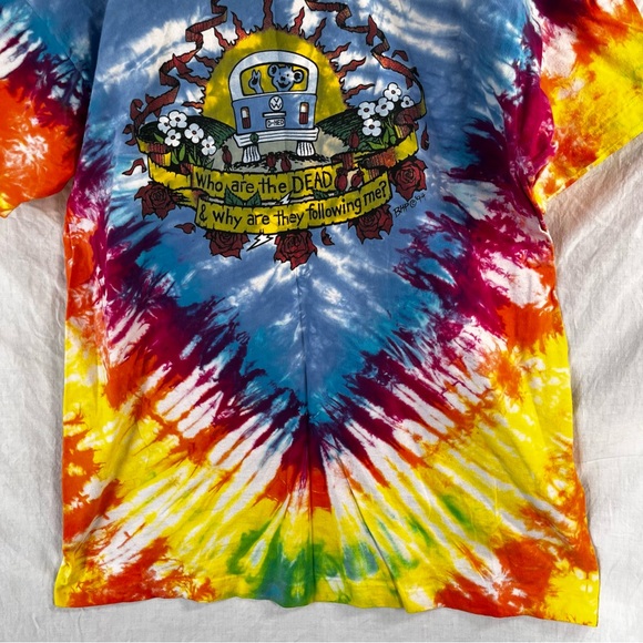 Grateful Dead Vintage 1994 Single Stitch Summer Tour Tie Dye T Shirt XL Adult - Picture 12 of 16